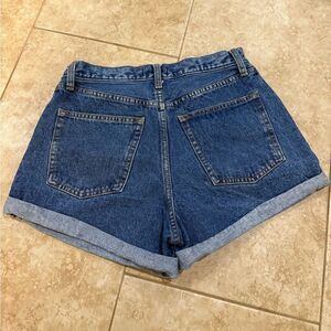 Abercrombie & Fitch Annie high rise denim shorts size 26 cuffed jean short